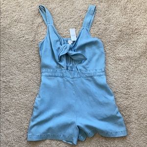 Chambray romper